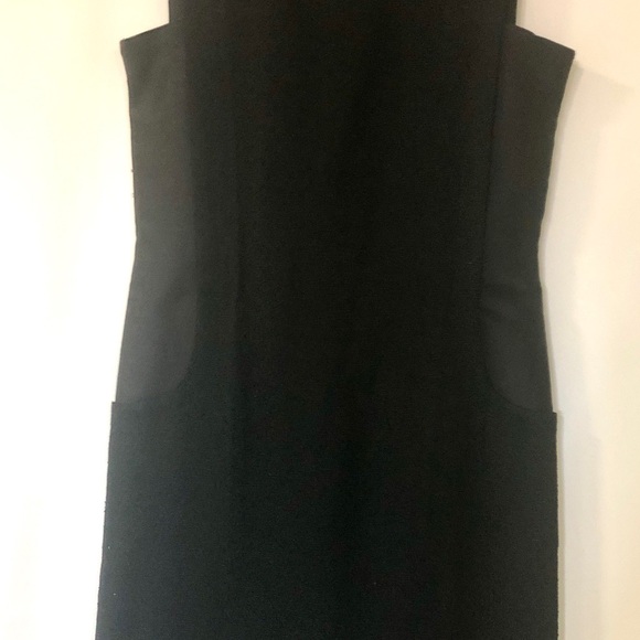 100% silk black power dress by RUFFIAN. - Picture 6 of 6